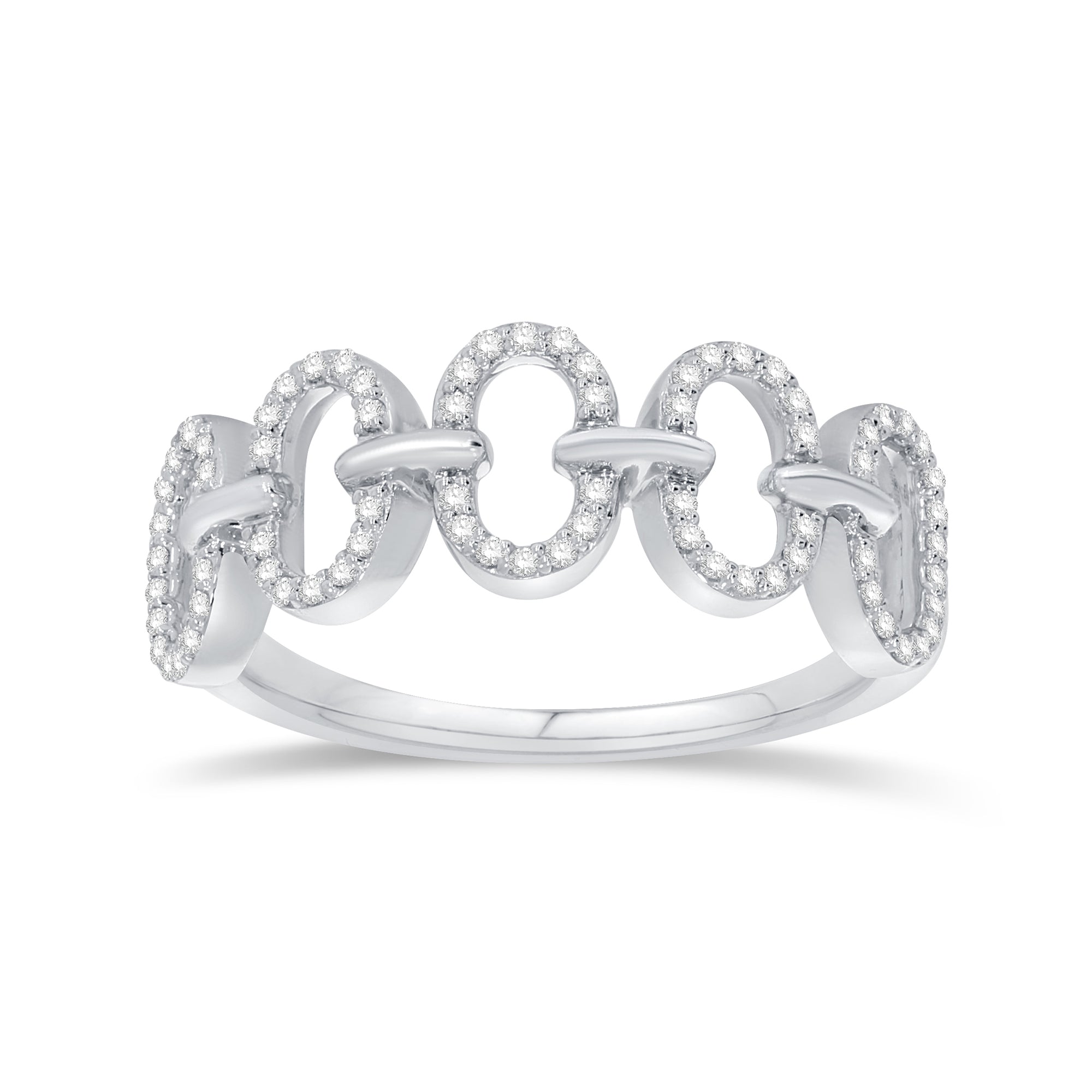 14K White Gold Lab-Grown Round Cut Diamond Ring, 0.22 CT, fine jewellery by Luster d'Anvers, Antwerp