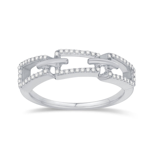 14K White Gold Lab-Grown Round Cut Diamond Ring, 0.19 CT, fine jewellery by Luster d'Anvers, Antwerp