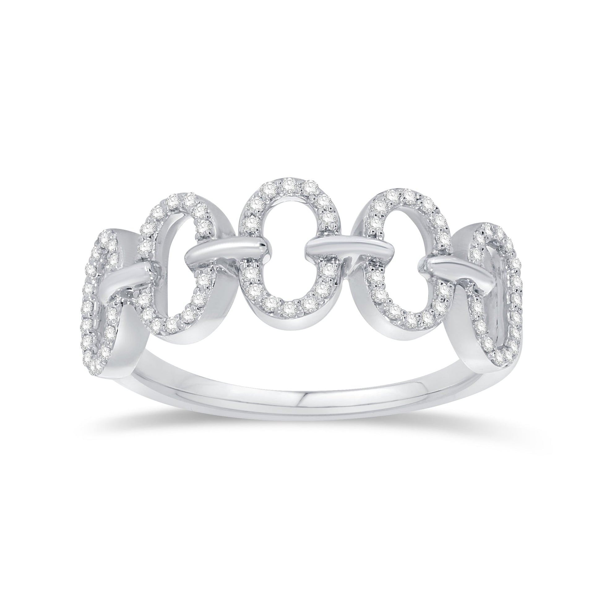 14K White Gold Lab-Grown Round Cut Diamond Ring, 0.22 CT, fine jewellery by Luster d'Anvers, Antwerp