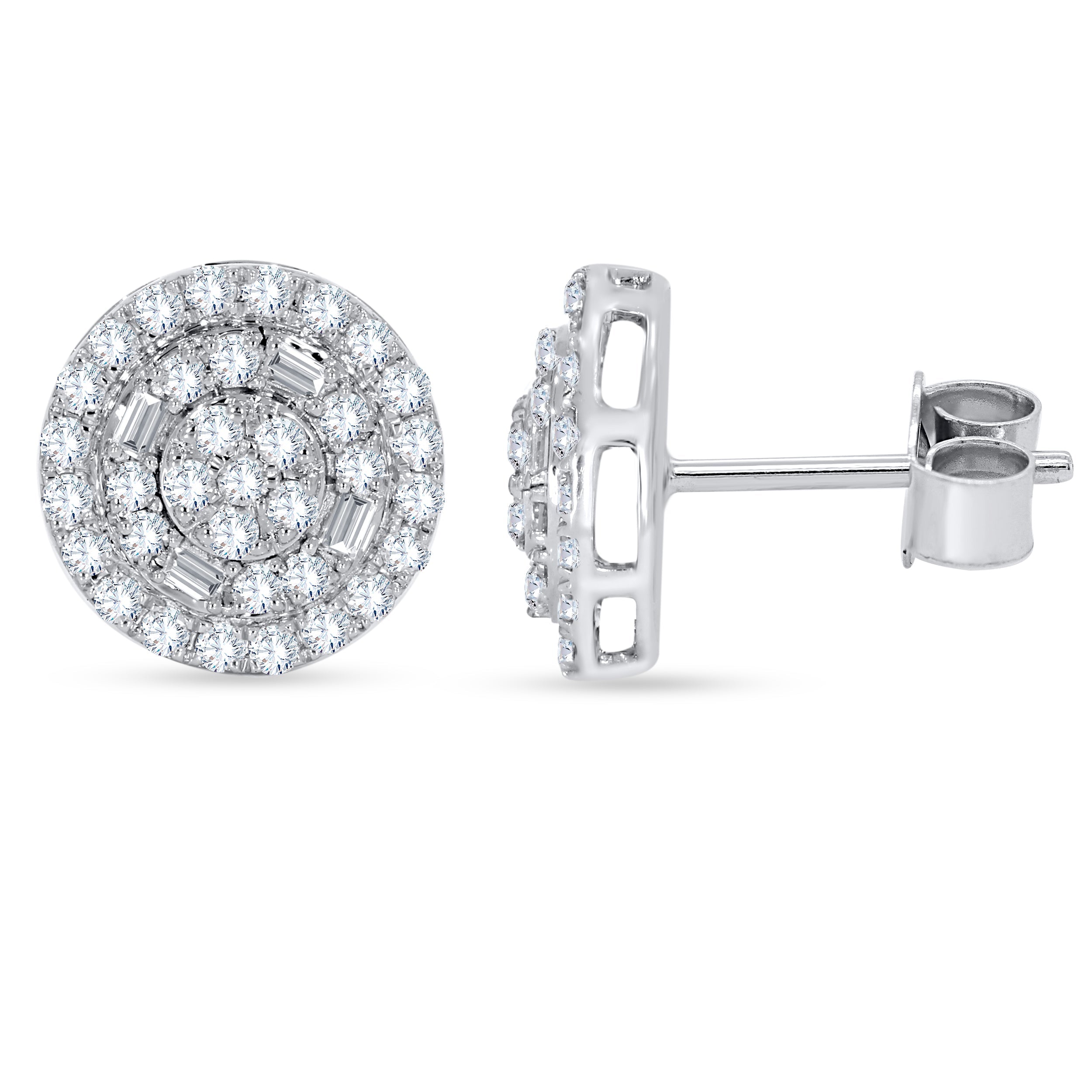 14K Yellow Gold Multi-Shape Diamond Earring, 0.79 CT, fine jewellery by Luster d'Anvers, Antwerp