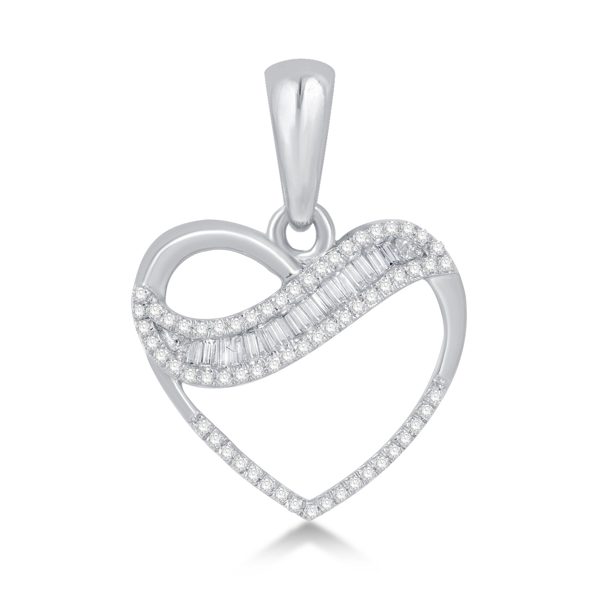 14K Yellow Gold Multi-Shape Diamond Pendant, 0.47 CT, fine jewellery by Luster d'Anvers, Antwerp
