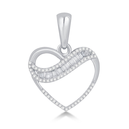 14K Yellow Gold Multi-Shape Diamond Pendant, 0.47 CT, fine jewellery by Luster d'Anvers, Antwerp
