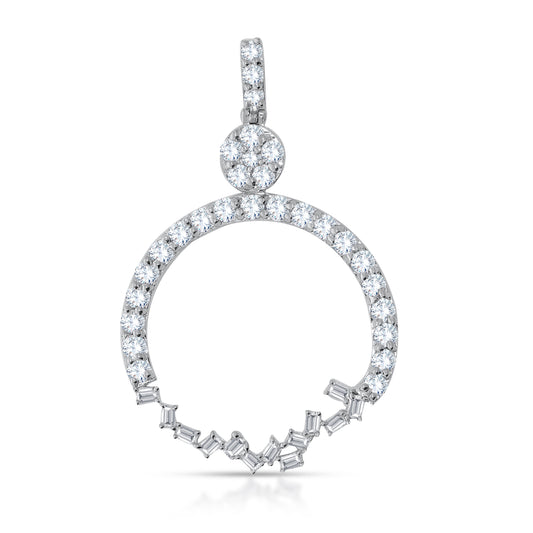 14K Yellow Gold Multi-Shape Diamond Pendant, 1.00 CT, fine jewellery by Luster d'Anvers, Antwerp
