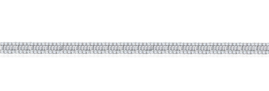 10K White Gold Round Cut Lab-Grown Diamond Bracelet – 6.59 CT, fine jewellery by Luster d'Anvers, Antwerp