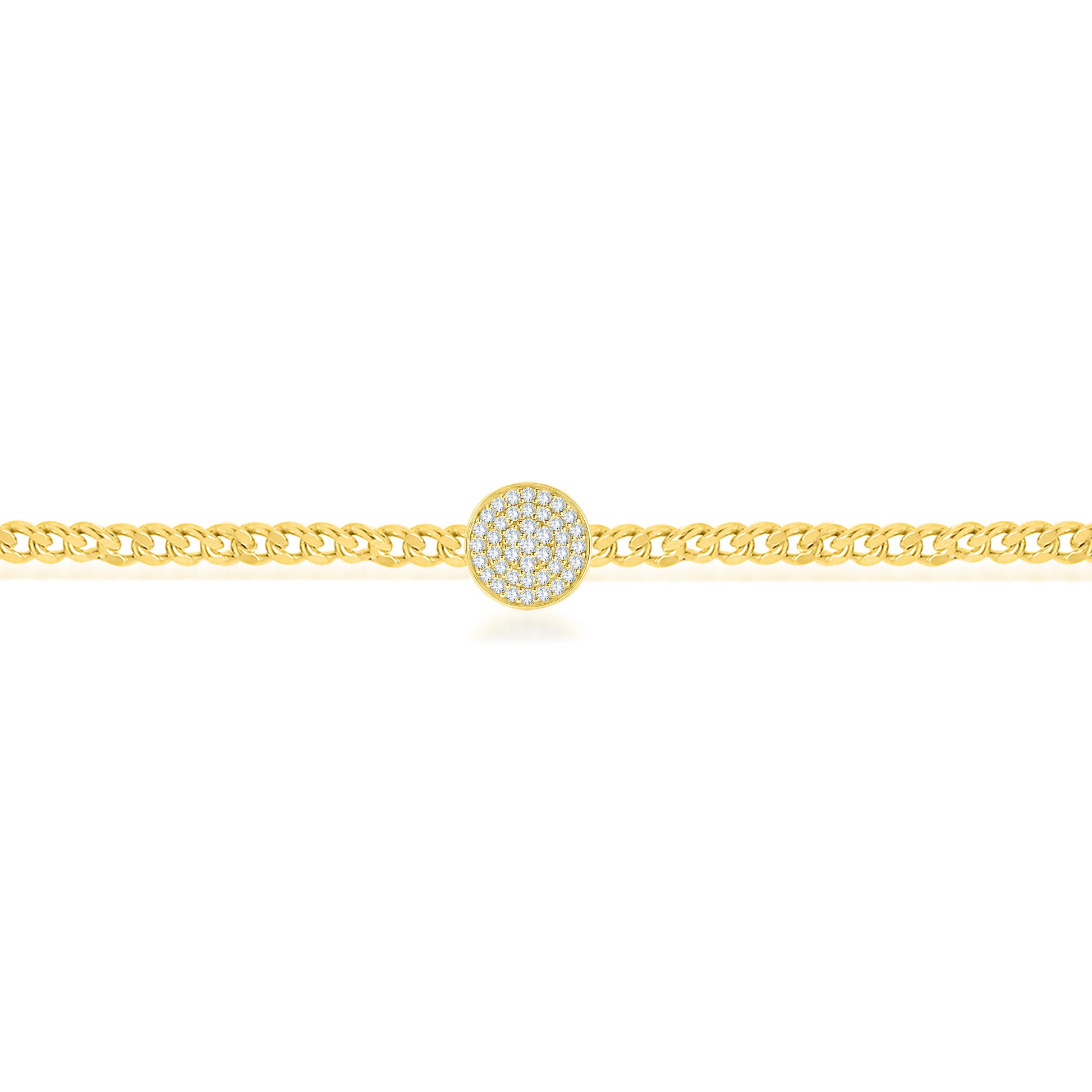 14K Yellow Gold Round Cut Lab-Grown Diamond Bracelet – 1.03 CT, fine jewellery by Luster d'Anvers, Antwerp