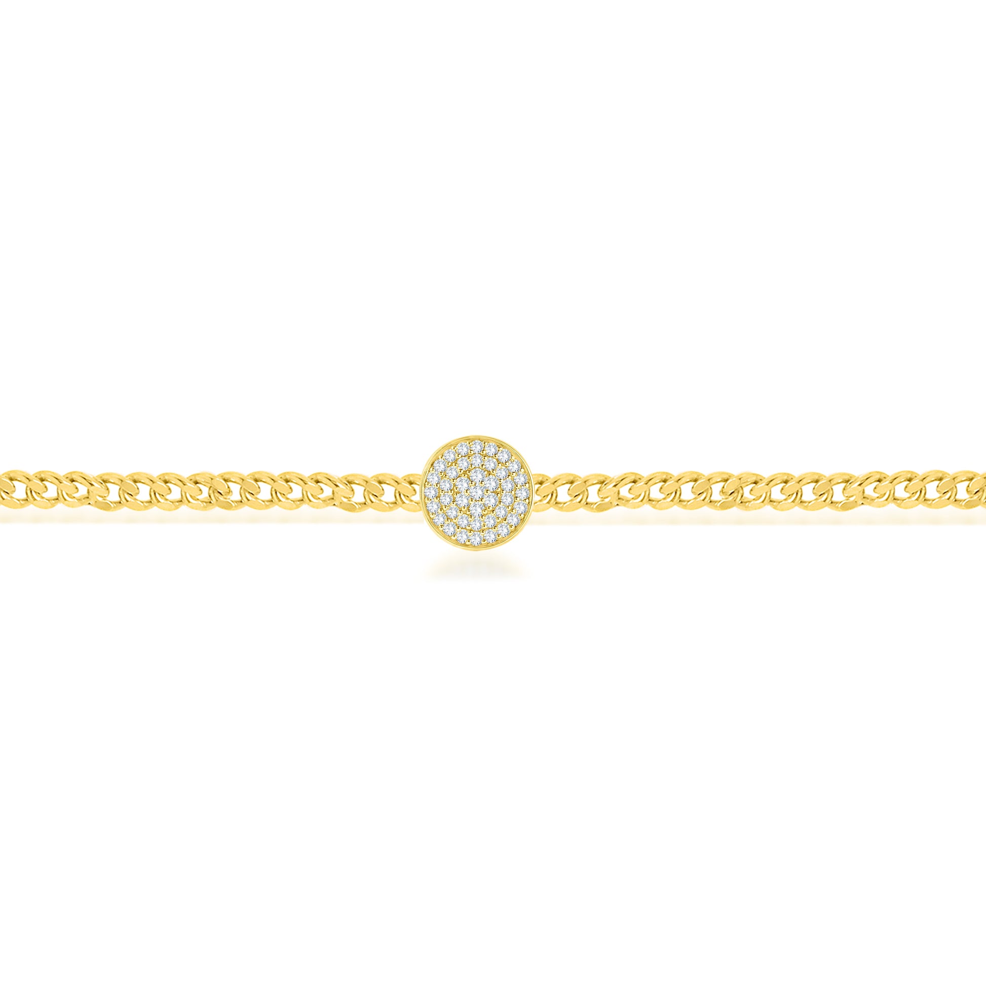 14K Yellow Gold Round Cut Lab-Grown Diamond Bracelet – 1.03 CT, fine jewellery by Luster d'Anvers, Antwerp