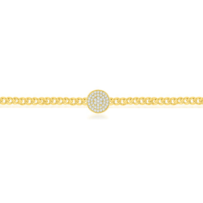 14K Yellow Gold Round Cut Lab-Grown Diamond Bracelet – 1.03 CT, fine jewellery by Luster d'Anvers, Antwerp