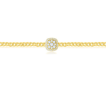 14K Yellow Gold Round Cut Lab-Grown Diamond Bracelet – 1.21 CT, fine jewellery by Luster d'Anvers, Antwerp
