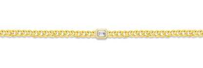 14K Yellow Gold Round Cut Lab-Grown Diamond Bracelet – 1.11 CT, fine jewellery by Luster d'Anvers, Antwerp