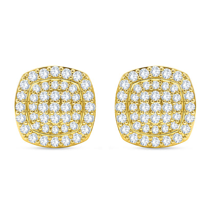 10K White Gold Round Cut Lab-Grown Diamond Earrings – 0.55 CT, fine jewellery by Luster d'Anvers, Antwerp