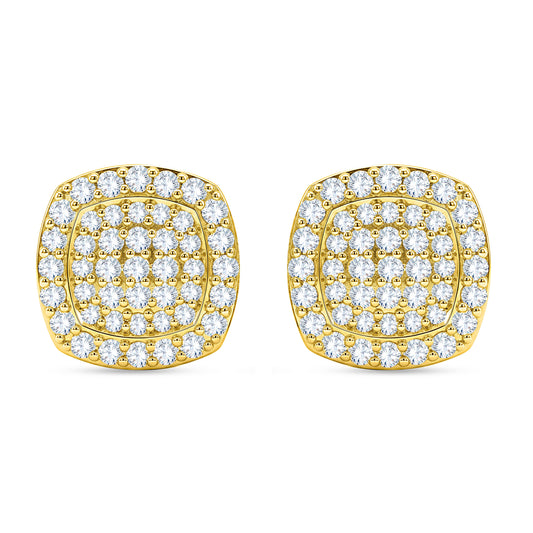 10K White Gold Round Cut Lab-Grown Diamond Earrings – 0.55 CT, fine jewellery by Luster d'Anvers, Antwerp
