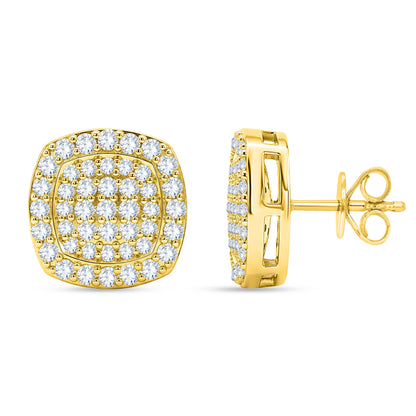 10K White Gold Round Cut Lab-Grown Diamond Earrings – 0.55 CT, fine jewellery by Luster d'Anvers, Antwerp