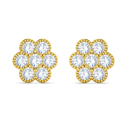 10K White Gold Round Cut Lab-Grown Diamond Earrings – 2.25 CT, fine jewellery by Luster d'Anvers, Antwerp