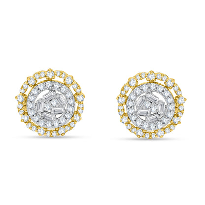 14K White Gold Round Cut Lab-Grown Diamond Ring – 11.88 CT, fine jewellery by Luster d'Anvers, Antwerp