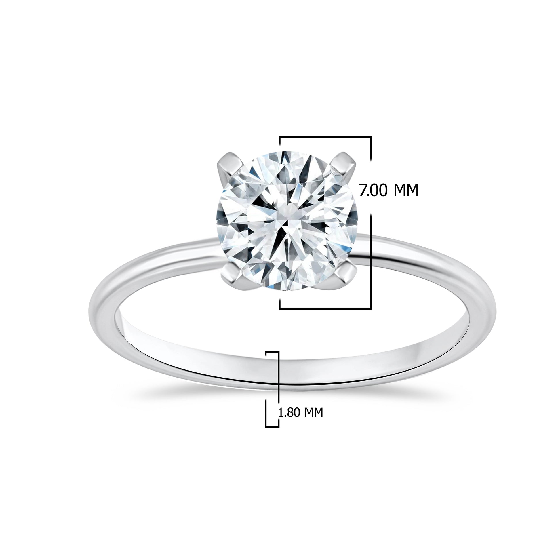 14K Yellow Gold Round Cut Lab-Grown Diamond Ring – 1.41 CT, fine jewellery by Luster d'Anvers, Antwerp