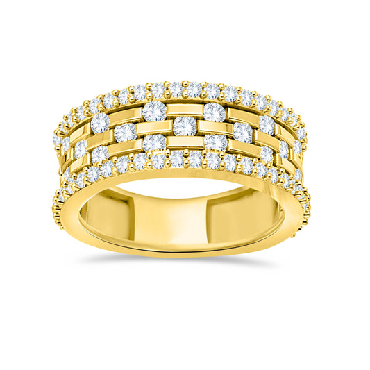 14K Yellow Gold Round Cut Lab-Grown Diamond Ring – 1.41 CT, fine jewellery by Luster d'Anvers, Antwerp
